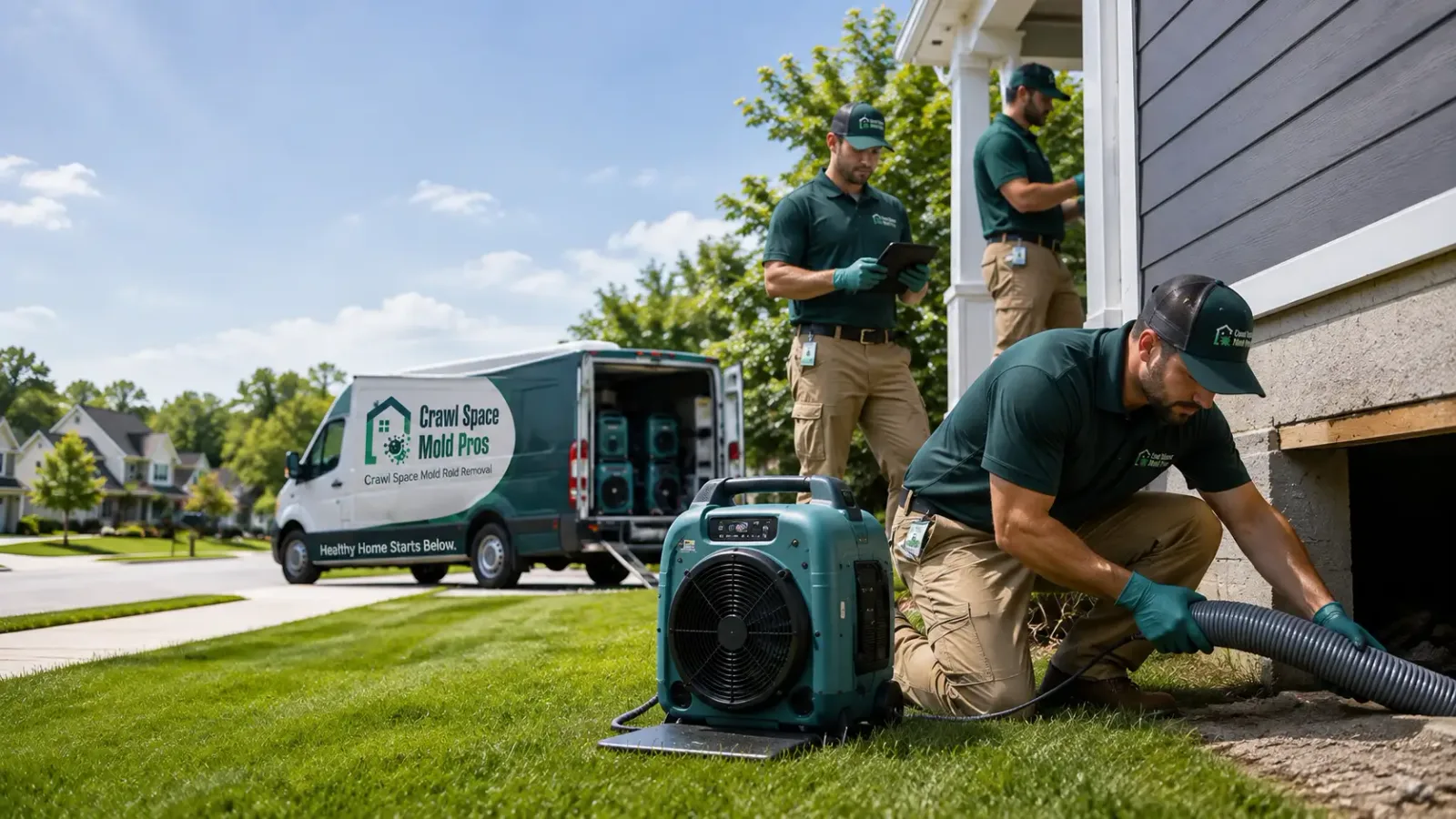 Crawl Space Mold Removal in Coppell, TX